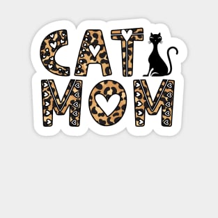 Cat Mom Sticker